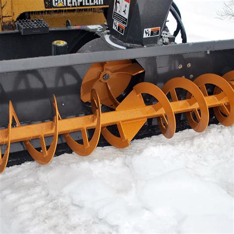 engine driven skid steer snow blower|skid steer snow blower manufacturers.